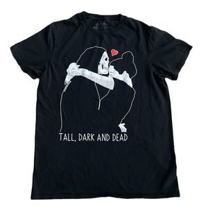 𝅺THREADLESS TALL, Dark, and Dead Tee Medium